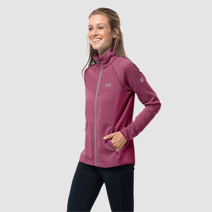 Chamarra Polar Jack Wolfskin Active Tongari Mujer Morados Mexico-6473519